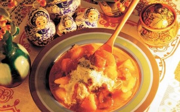 Муляжи блюд - Russian cuisine