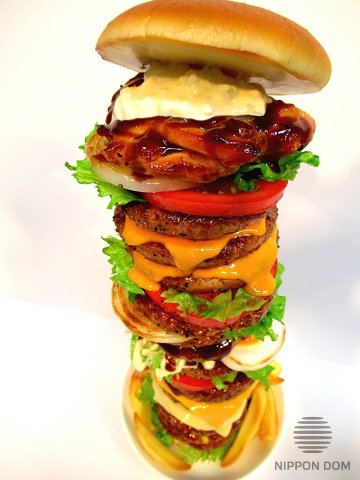Burger Tower replica