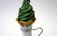 Муляж мороженого со вкусом зелёного чая