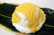Муляж мороженого со вкусом манго