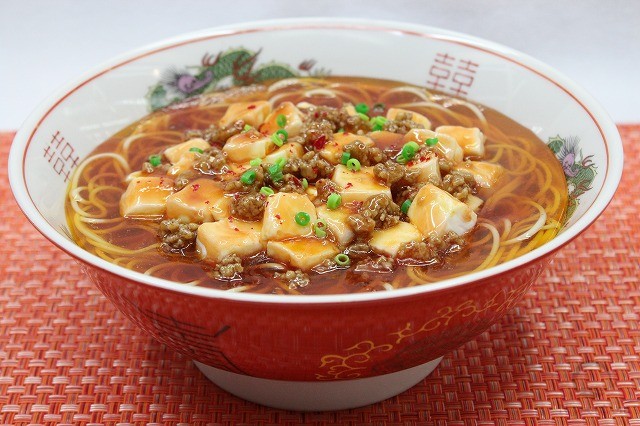 Муляж супа рамэн с мабо тофу