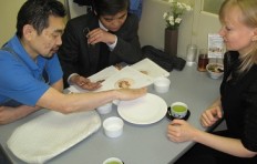 The craftsmen are estimating the costs.