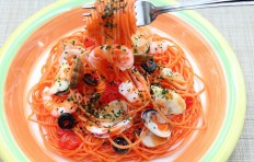 Муляж спагетти пескаторе-4