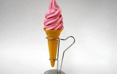Муляж клубничного мороженого (3-4 витка)