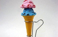 Муляж мороженого в конусе ассорти 8