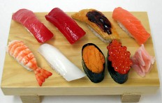 Муляж набора суши (8 шт)