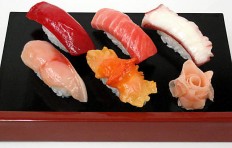 Муляж набора суши (5 шт + имбирь)