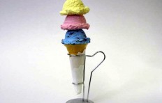 Муляж мороженого в конусе ассорти 5